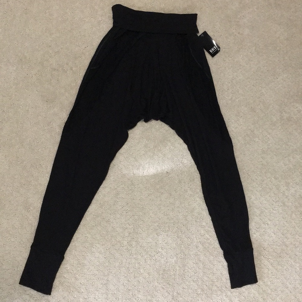 Black harem pants NWT